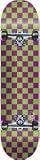 Speed Demons Checker Purple / Neon Green Complete Skateboard - 8 x 29