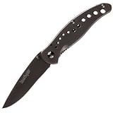 K.O. Vapor, Black Stainless Handle, Black Blade, Plain