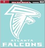Atlanta Falcons 18"x18" Die Cut Decal officially licensed placed on surfaces self-adhesive