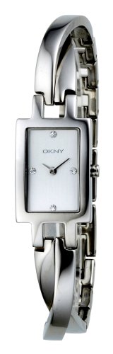 DKNY Ladies Watch with Leather and Diamante Phone Charm - NY4245