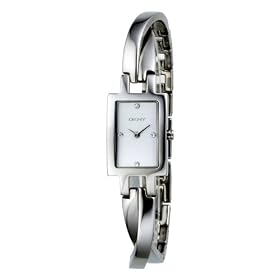 DKNY Ladies Watch with Leather and Diamante Phone Charm - NY4245