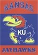 Kansas Jayhawks Double-Sided 28"x40" Banner - College Athletics Sports Merchandise