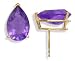 14KT Amethyst Earrings