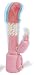 7 Raunchy Rocket Rabbit Vibrator Personal Massager - Pink