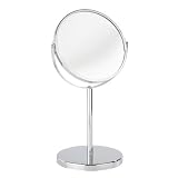 Wenko - 16892100A - Miroir cosmetique sur pied Assisi - miroir de � 17 cm - Chrome, X 300%par Wenko