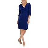 Merona® Petites Ponte Faux Wrap Dress - Oxygen Blue