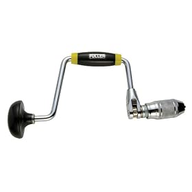FULLER 890-1071 12-Point Reversible Ratchet Brace with 2-Jaw Chuck by Johnson Level & Tool