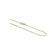 10 KT Yellow Gold 1 MM Box Chain 10K Chain Necklace 18 "