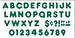 READY LETTERS 4 CASUAL KELLY GREEN