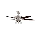 Balinger Click-In Ceiling Fan Nickel (52")