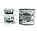 Cuisinox CUP366 Set of 2 Espresso Cup and Saucers
