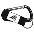 St. Louis Rams Black Carabiner Keychain