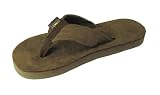 Rainbow Sandals - Kids Premier Leather Dark Brown Size Kids 4-5 (9.5" long)