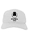 TooLoud Cowbell Dad Adult Baseball Cap Hat - White
