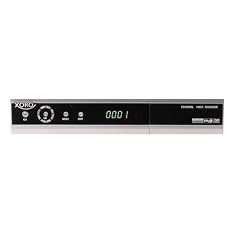 Xoro HRS 5500 Digitaler Satelliten-Receiver Twin Tuner DVB-S (2x Scart, USB, PVR, 80 GB HDD Wechselrahmen) silber