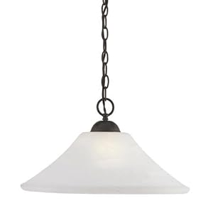 Elipse Pendant in Painted Bronze