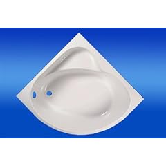 Eckbadewanne Typ 35 130 wei� 130x130cm x43cm inkl. Sch�rze mit GFK und Untergestell