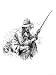 An Unhurried Old Man Sits on the Bank Pipe in Mouth and Rod in Hand for a Spot of Fis...