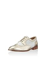 Virus Zapatos de cordones (Oro)