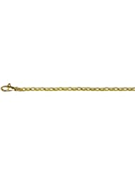 18K Gold Green Cable Silk 2.8mm Bracelet 7.25 Inch