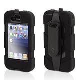 Griffin Technology, Survivor+Beltclip iPhone 4 Blk (Catalog Category: Bags & Carry Cases / Cell Phone Cases iPhone)