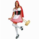 Rubies Fancy Dress - Red Riding Hood Ladies Adult Costume - Size 8-12