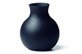 Large Black Rubber Vase