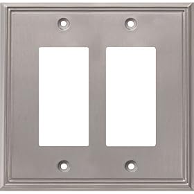 Jackson Deerfield Met Ni 2Rock/Gfi Plate 3127Bn Wall Plates Steel