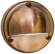 Highpoint Deck Lighting HP-571P-PCC Estes 12-Volt Surface Mount Rail Light Fixture, Powder Coat Copper