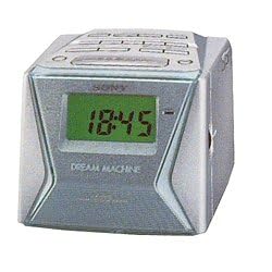 Sony ICF-C153L Cube Clock Radio - Silver