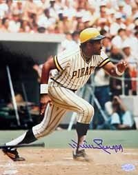 MLB Pirates Willie Stargell # 8. Autographed Plaque