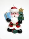 Santa Claus with Gifts Christmas Candle
