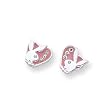 Clear Bunny Post Earring