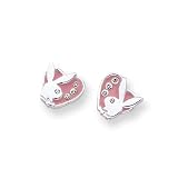 Clear Bunny Post Earring