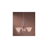 Minka Lavery Agilis 1813-84 Mini 3 Light 300w (21H x 20W) Chandelier Lighting in Brushed Nickel