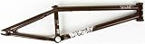 We The People Lo-Fi V2 BMX Bike Frame - 20.75 Inch - Flat Brown