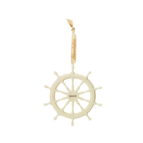 Department 56 Snowbaby Ship's Wheel Ornament