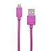 Aduro - Apple Certified/MFi - (10 Feet, 3 Meters) USB to Lightning Charge & Sync Cable fits All Apple Devices with Lightning Connector (Purple)