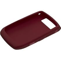 RIM Cell Phone Skin for BlackBerry Curve 8900 - Rubber - Dark Red