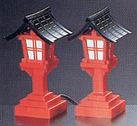 灯篭　PCコード式　赤　小