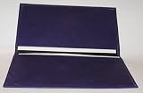 Purple Leather Checkbook Cover