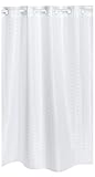Hookless?« Litchfield 71-by-74-Inch Fabric Shower Curtain, White
