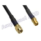 SMA Male to SMA Female (RG58) 50 Ohm Coaxial Cable Assembly (1 ft)
