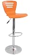 Lumisource BS-HUE O Hue Bar Stool - Orange
