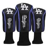 Los Angeles Dodgers Mesh Golf Barrel Head Cover Set