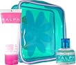 Ralph by Ralph Lauren for Women 3 Piece Set Includes: 1.7 oz Eau de Toilette Spray + 3.4 oz Good Bye Dry Hydrating Body Lotion w/Shimmer + Ralph Travel Bag