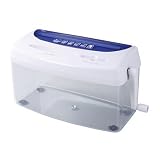 SANWA SUPPLY �p�[�\�i���V�����b�_�[ PSD-11 (A4�Ή�, CD�Ή�, DVD�Ή�, �N���W�b�g�J�[�h�Ή�, �N���X�J�b�g, �e��3.3L, �J�b�g����1��)