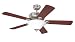 Westinghouse 7220065 Silverdale Energy Star One-Light 52-Inch Five-Blade Ceiling Fan, Brushed Nickel Finish