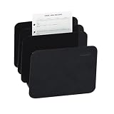 Rubbermaid 17111 Image series add-a-file ii starter kit, black, 4/set