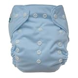 Tiny Tush Elite One-Size Cloth Diaper Snap BABY BLUE